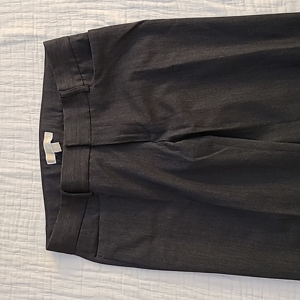 Michael Kors wide leg charcoal pants